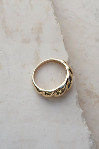 Atelier l'Été massief goud 10 karaat solid 10ct 10kt 10k gold goud waterproof ring goudenring cadeau vrouwenring 